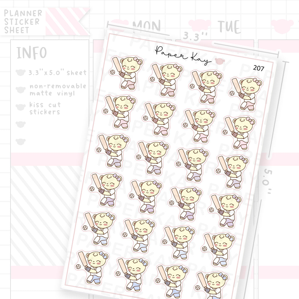 Cricket Sticker Sheet