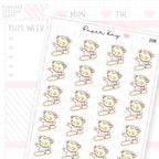 Gymnastics/Acrobatics Sticker Sheet