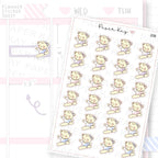 Gymnastics/Acrobatics Sticker Sheet