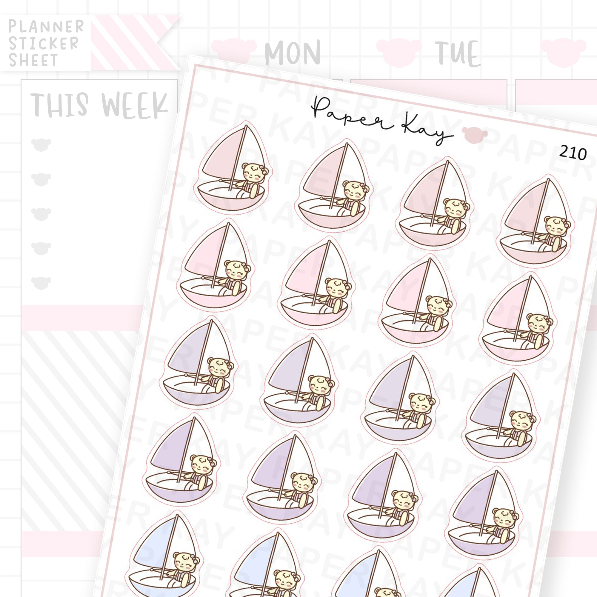 Sailing Sticker Sheet