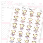 Rowing Sticker Sheet