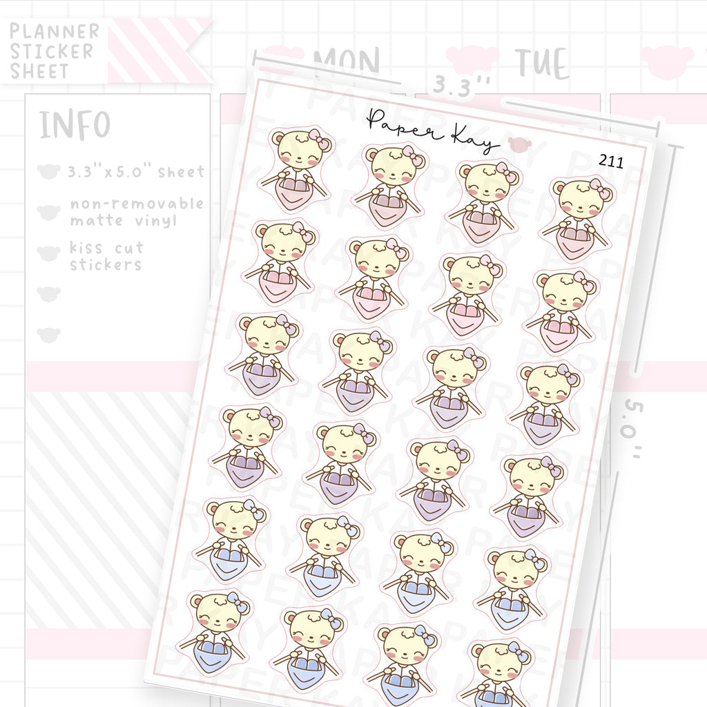 Rowing Sticker Sheet