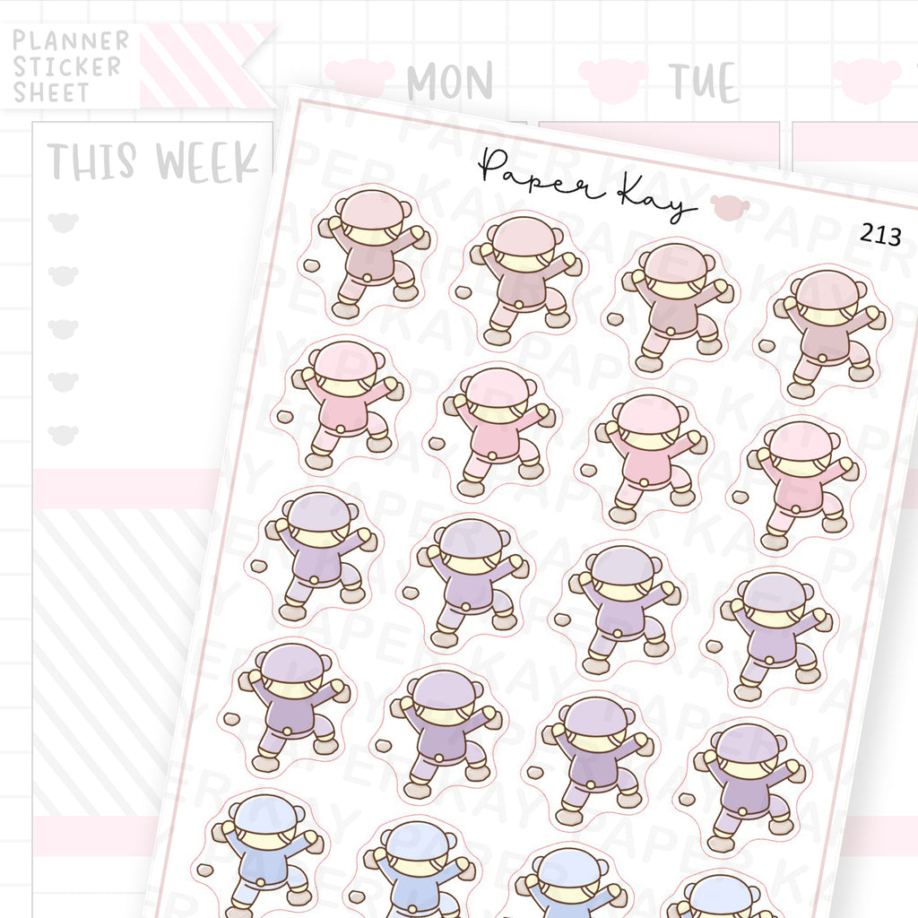 Rock Climbing Sticker Sheet