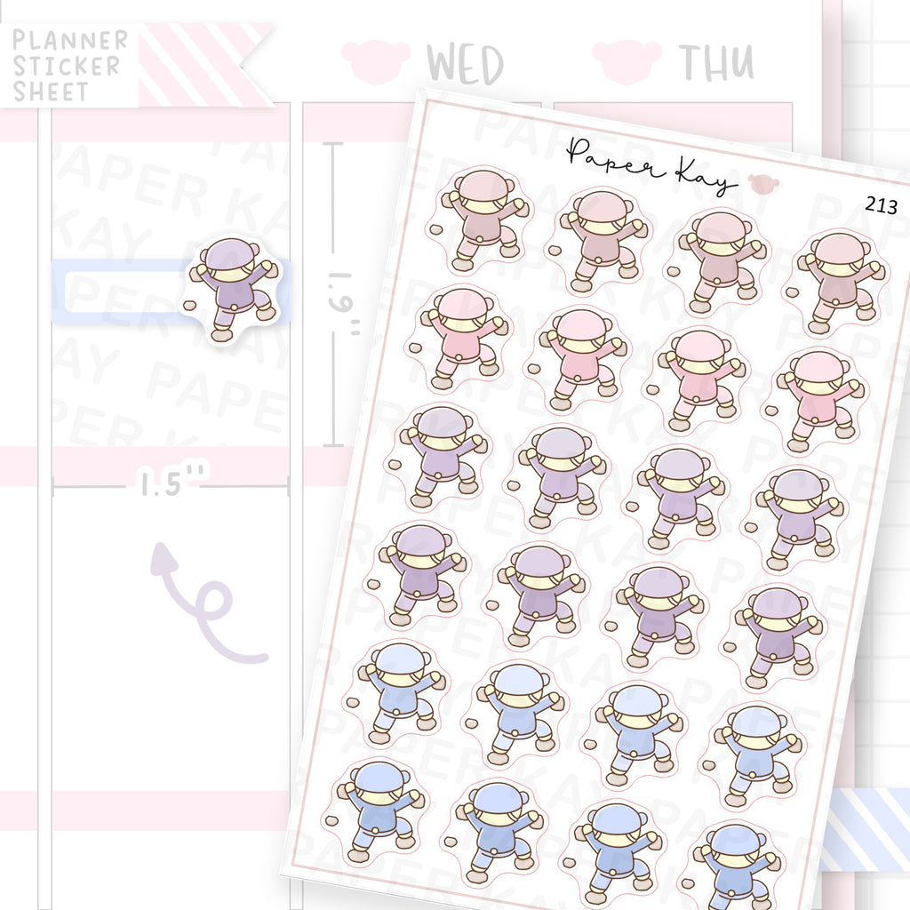 Rock Climbing Sticker Sheet