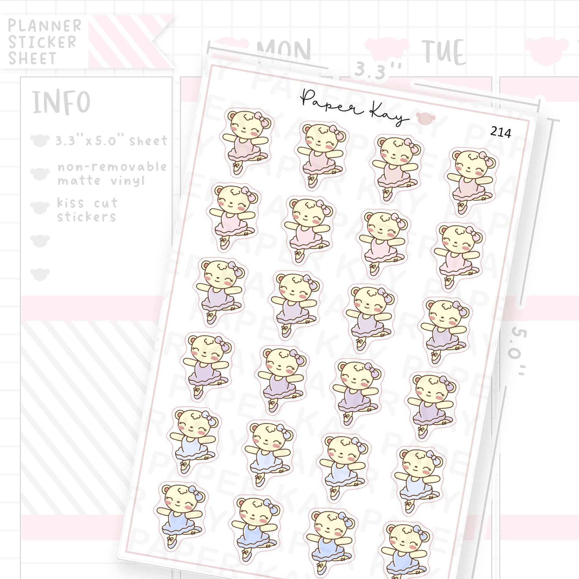 Dance Sticker Sheet