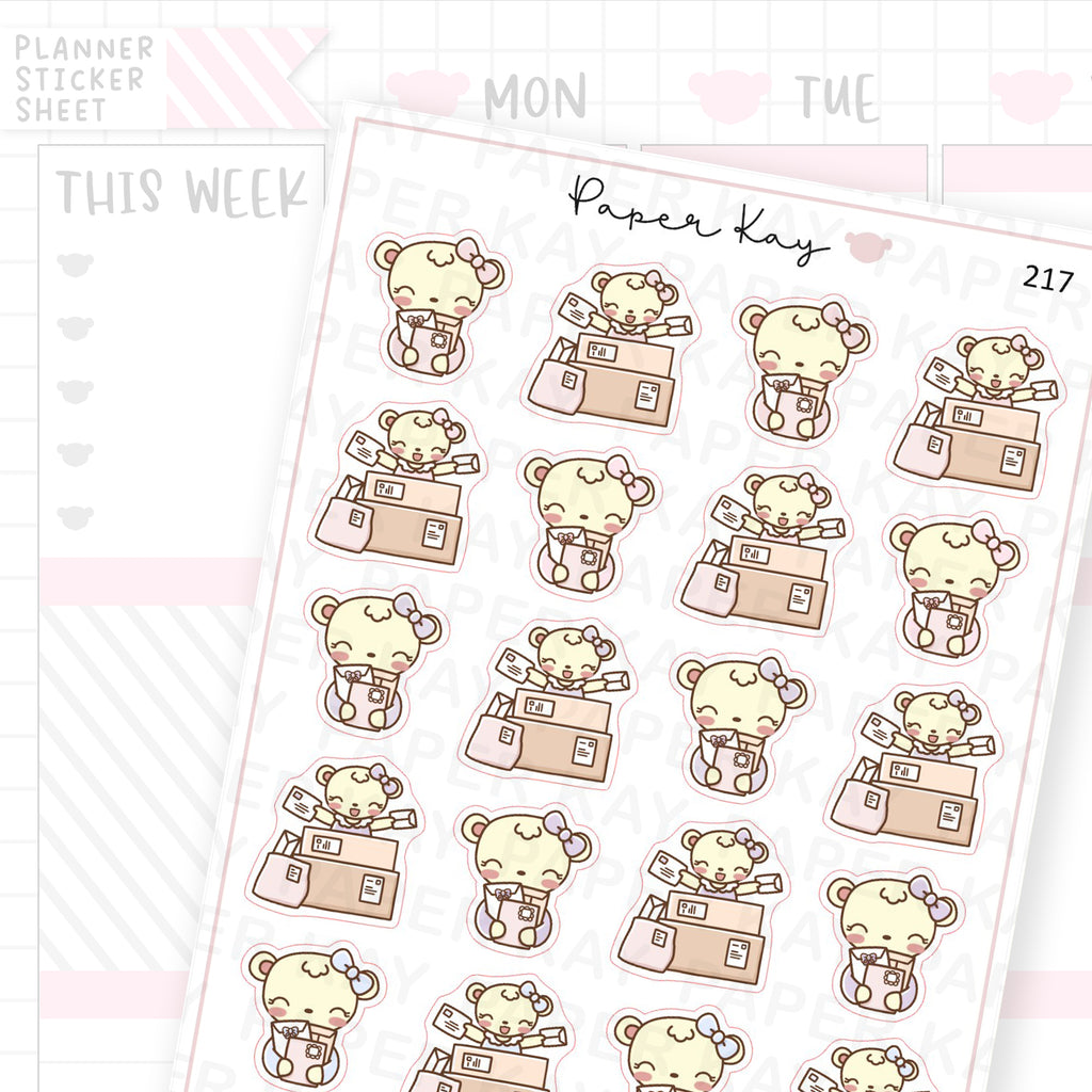 Happy Mail/Parcels/Packages Sticker Sheet