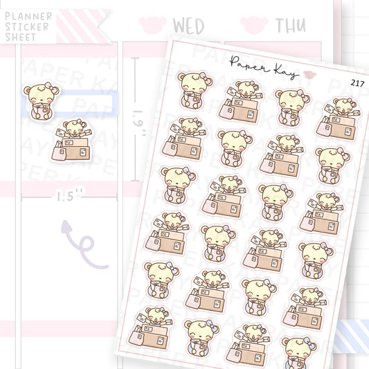 Happy Mail/Parcels/Packages Sticker Sheet