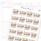 Brunch/Lunch with Friends Sticker Sheet
