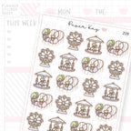 Theme Park Sticker Sheet