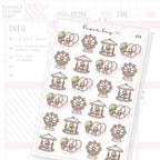 Theme Park Sticker Sheet