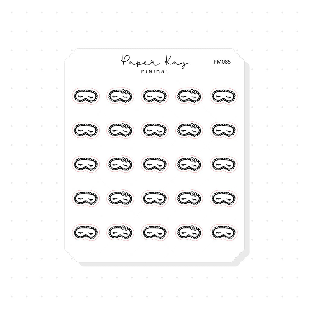 (PM085) Beauty Sleep - Tiny Minimal Icon Stickers