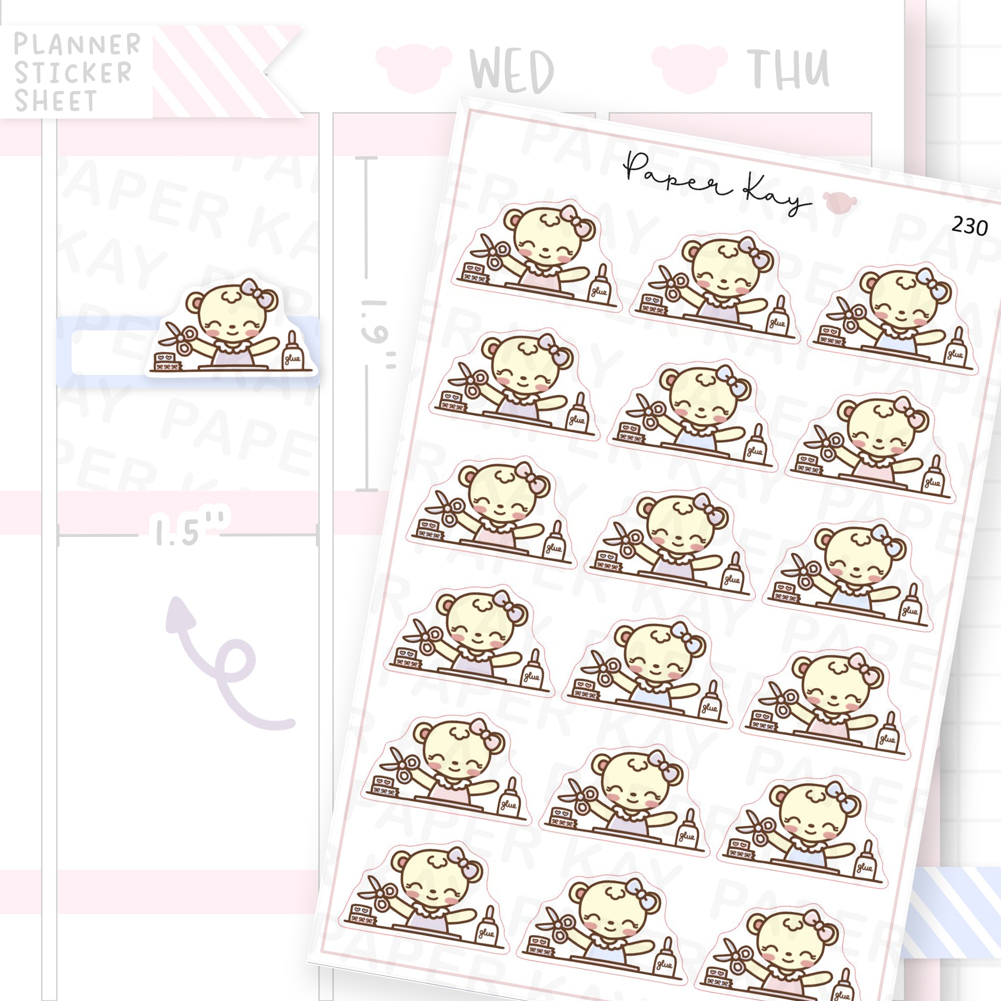 Craft Time Sticker Sheet