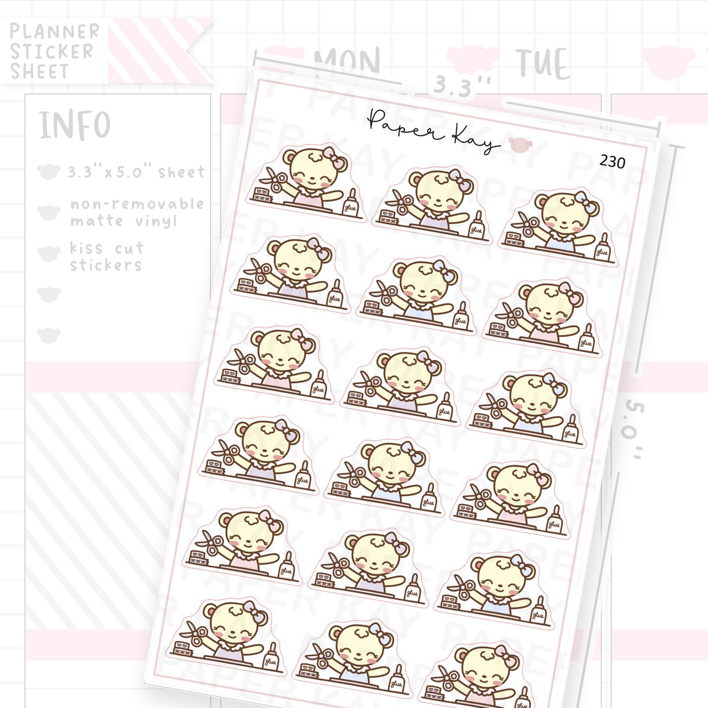 Craft Time Sticker Sheet