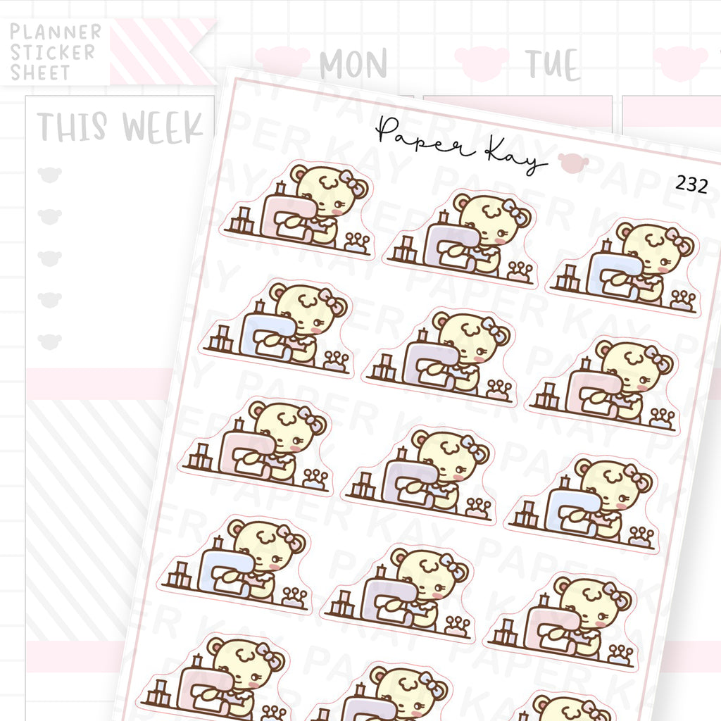 Sewing Sticker Sheet