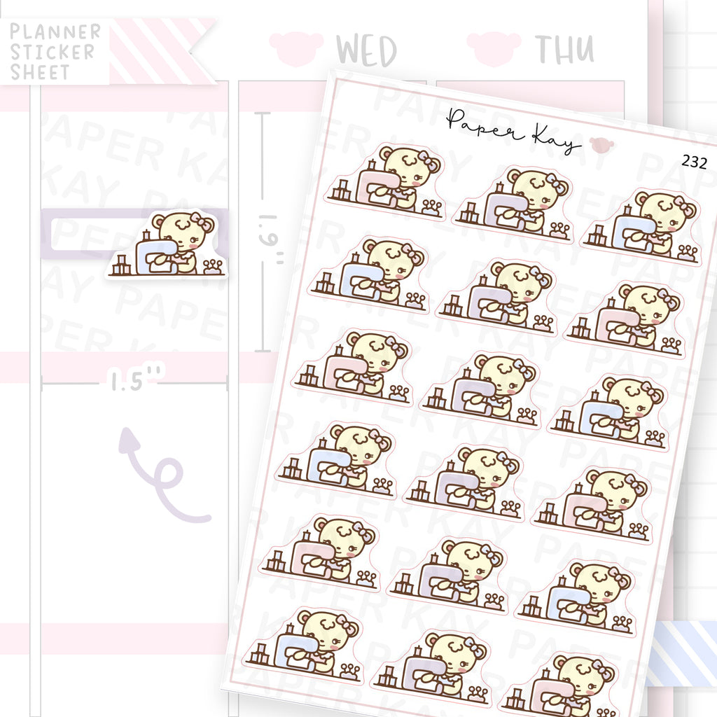 Sewing Sticker Sheet