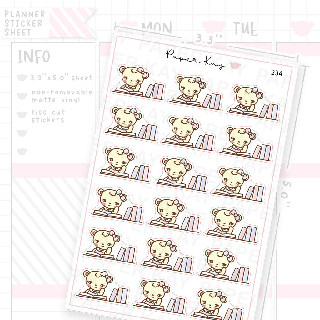 Study Time Sticker Sheet