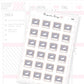 Sonogram/Ultrasound Picture Sticker Sheet