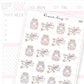 Prenatal Vitamins and Pregnancy Test Sticker Sheet