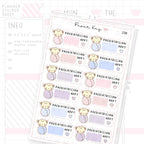 Paediatrician Appointment Box Sticker Sheet