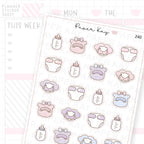 Baby Accessories Sticker Sheet