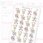 Mother and Baby on a Walk Sticker Sheet