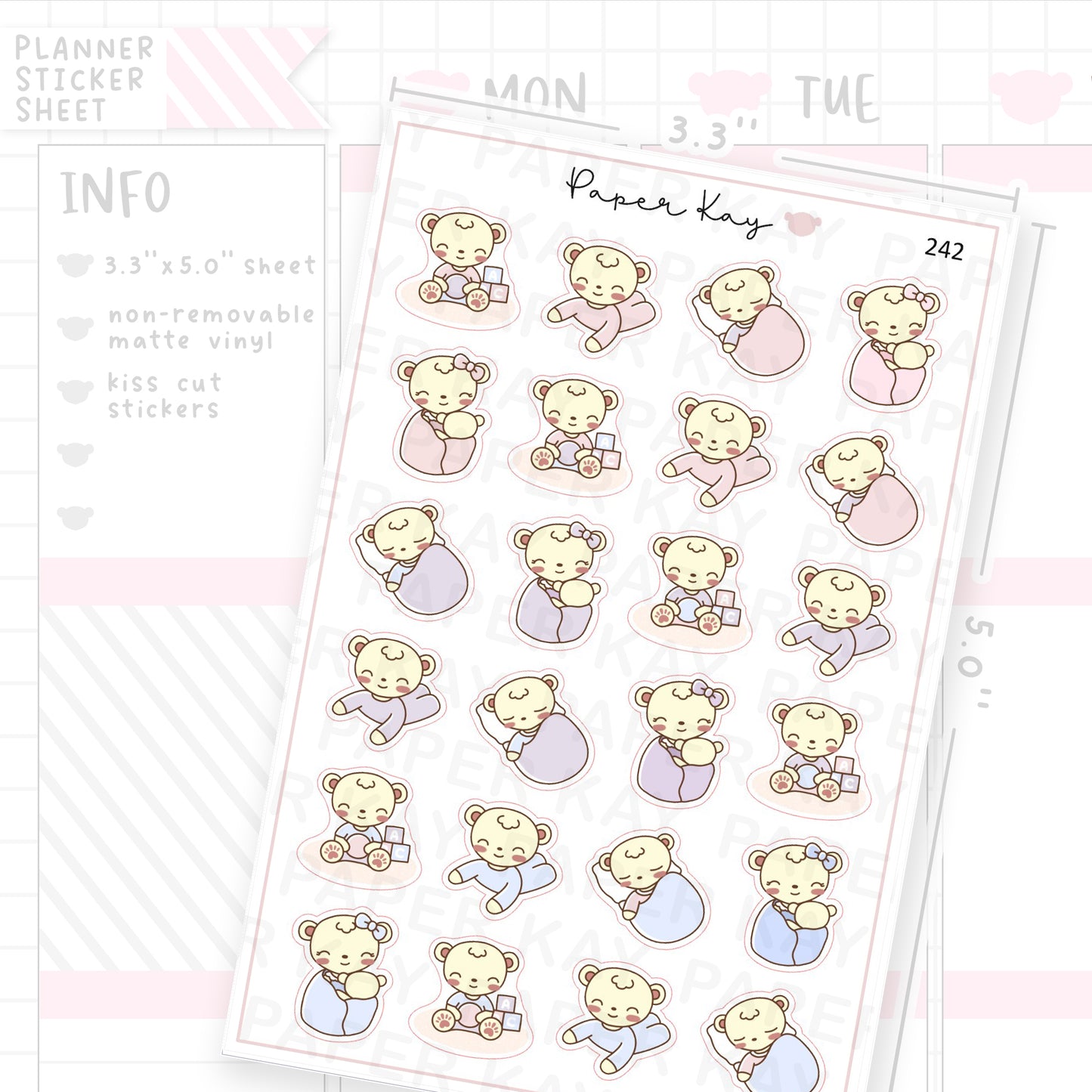 Mother and Baby Sticker Sheet