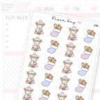 Christmas Shopping Sticker Sheet