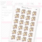 Christmas Fireplace Sticker Sheet