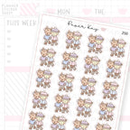 Ice Skating Sticker Sheet