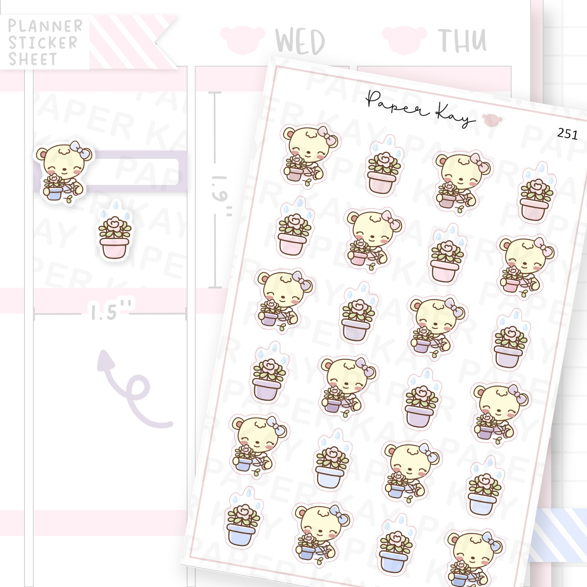 Pruning Plants Sticker Sheet