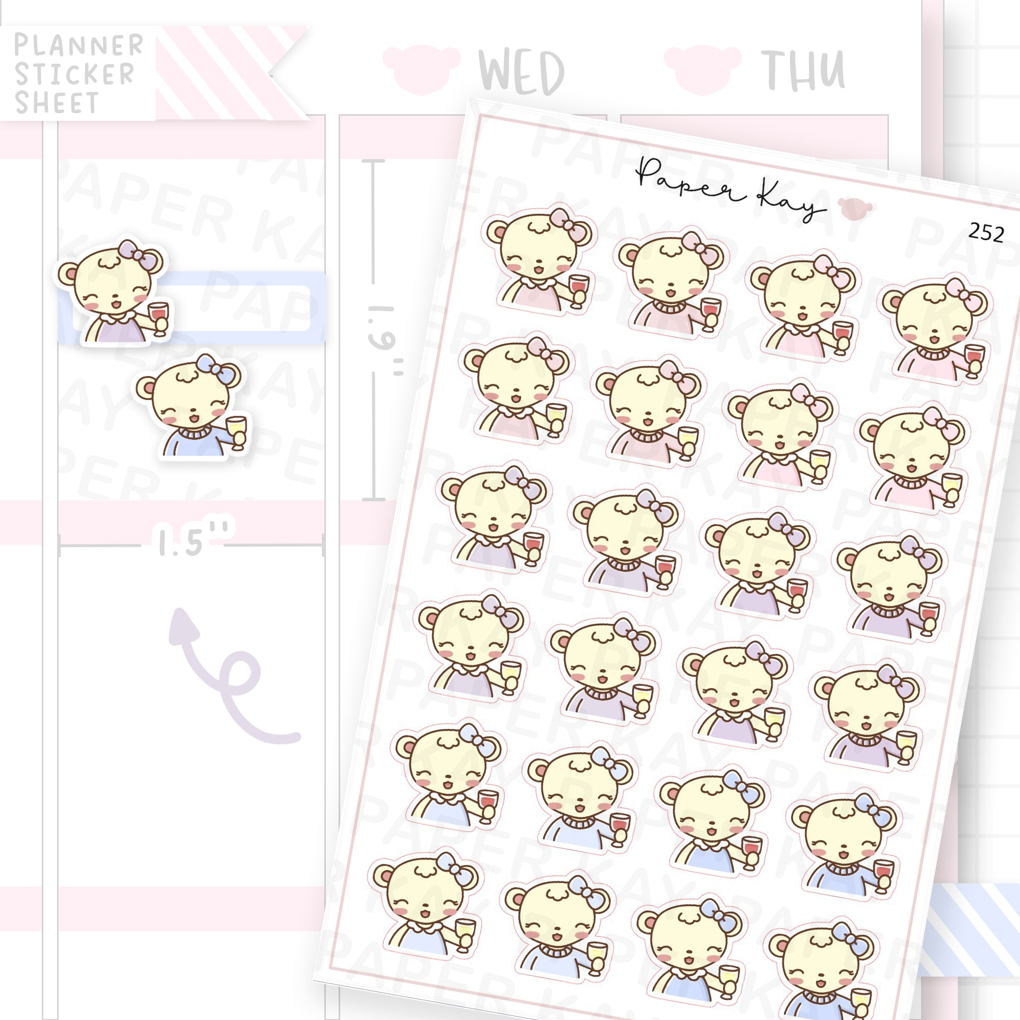 Wine Sticker Sheet