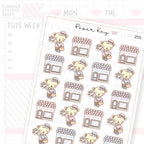 Postman/Mailman/Post Office Sticker Sheet
