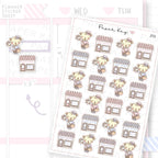 Postman/Mailman/Post Office Sticker Sheet