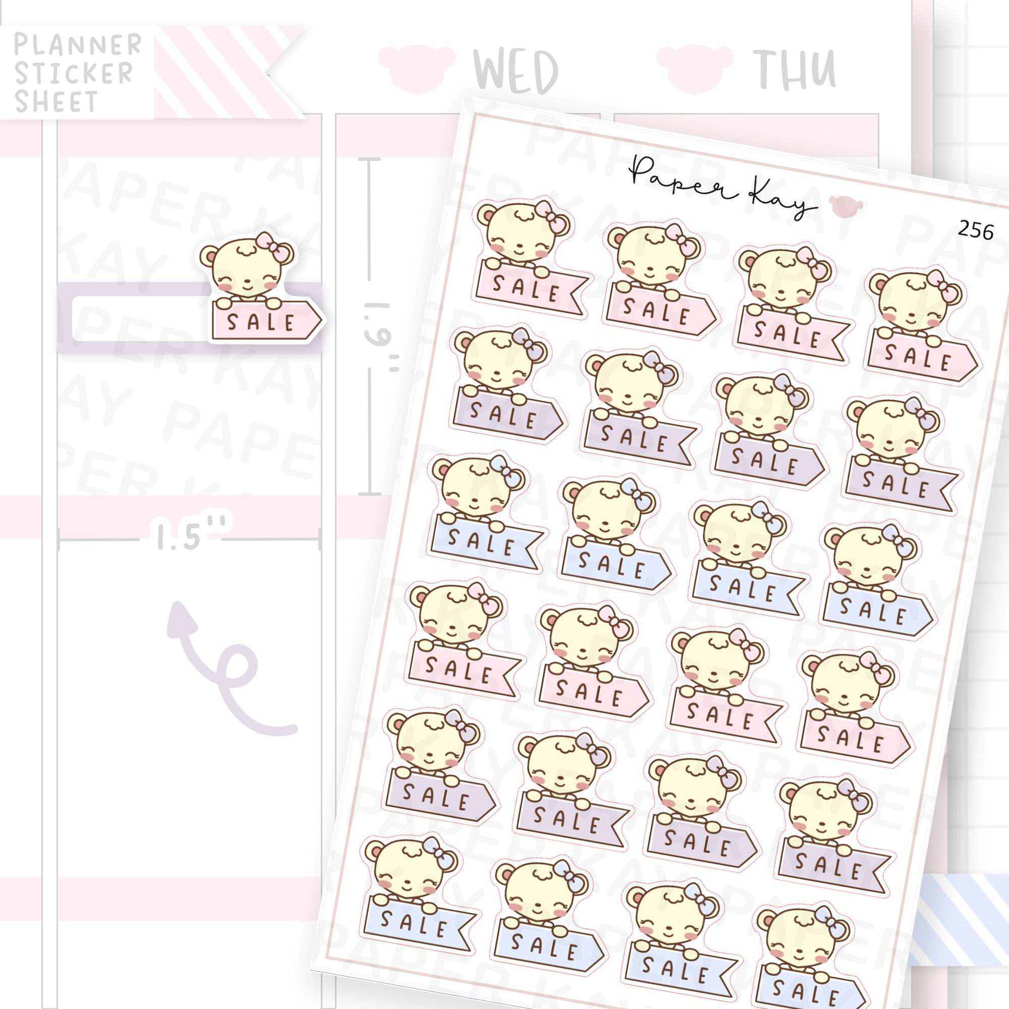 Sale Time Sticker Sheet