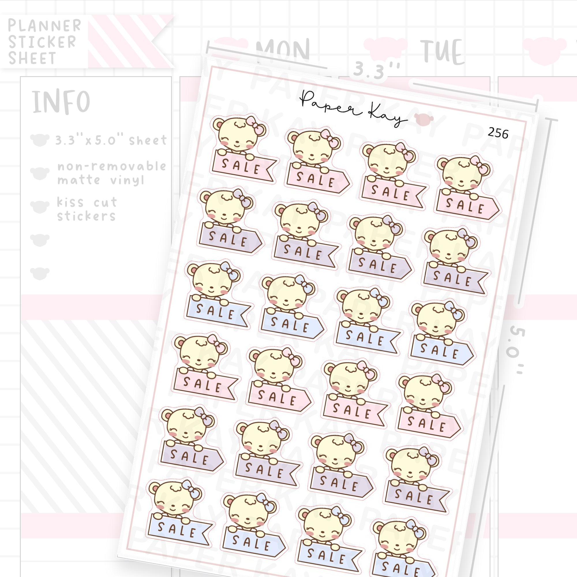 Sale Time Sticker Sheet