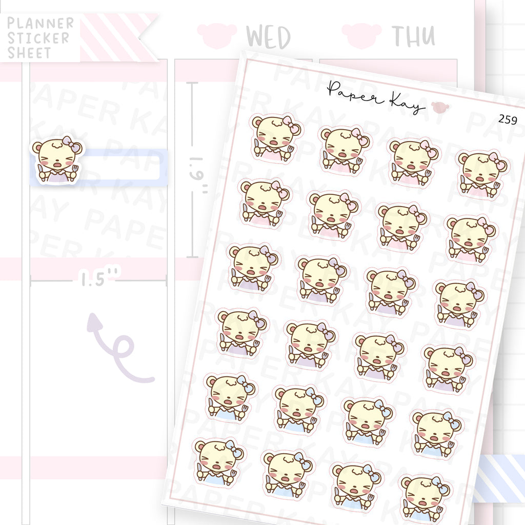 Hangry Sticker Sheet