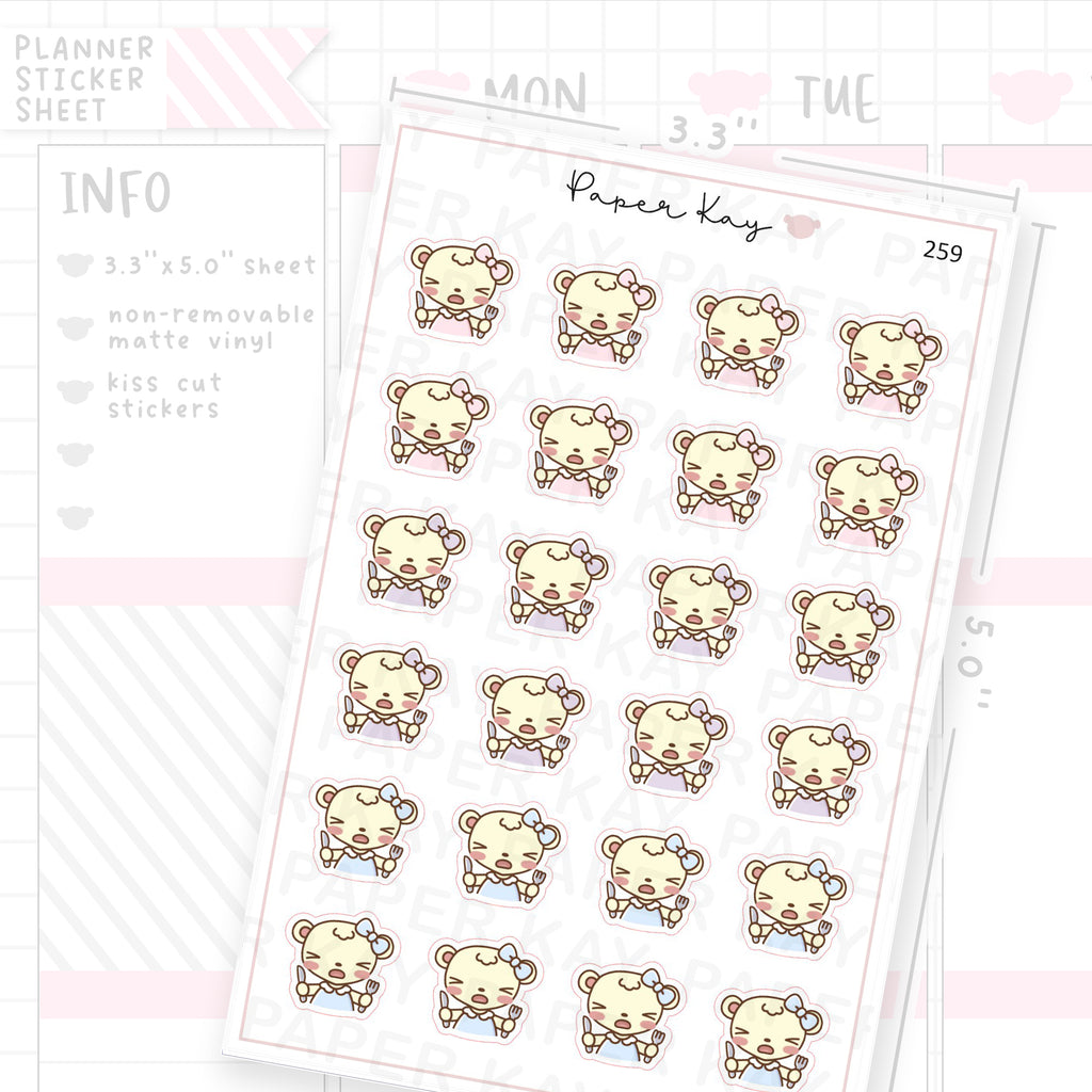 Hangry Sticker Sheet