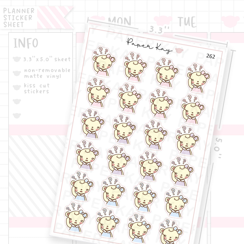 Forgetful Sticker Sheet