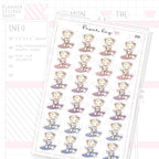 Standup Paddleboarding Sticker Sheet