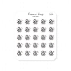(PM090) Makeup - Tiny Minimal Icon Stickers