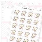 Mama Bear and Cubs Sticker Sheet