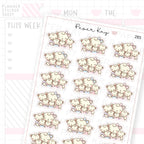 Mama Bear and Cubs Sticker Sheet