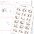 Clean Bathroom Sticker Sheet