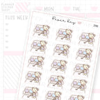 Vacuuming Sticker Sheet