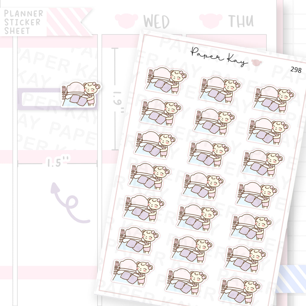 Make a Bed Sticker Sheet