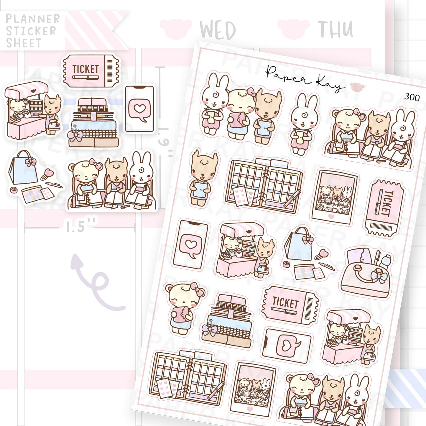 Planner Meet Up Sticker Sheet