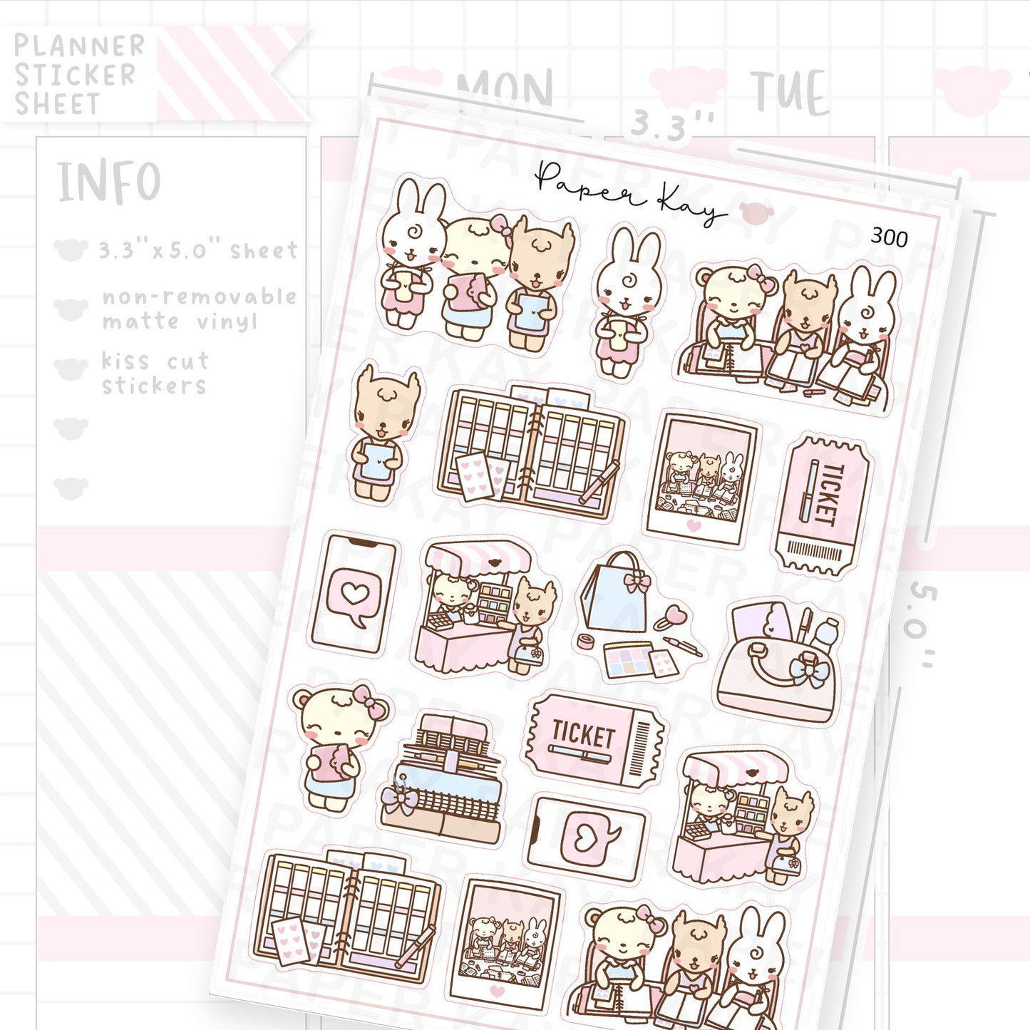 Planner Meet Up Sticker Sheet