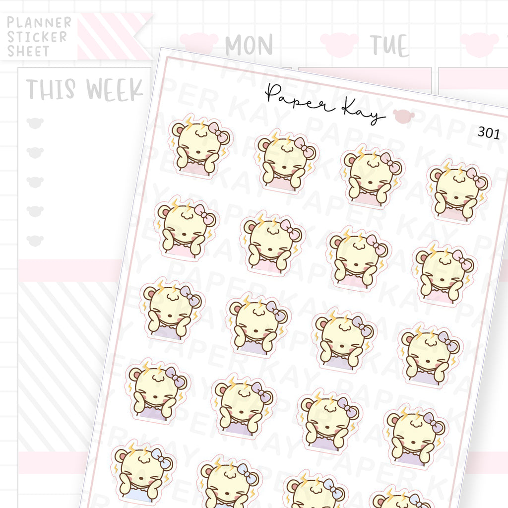 Headache Sticker Sheet