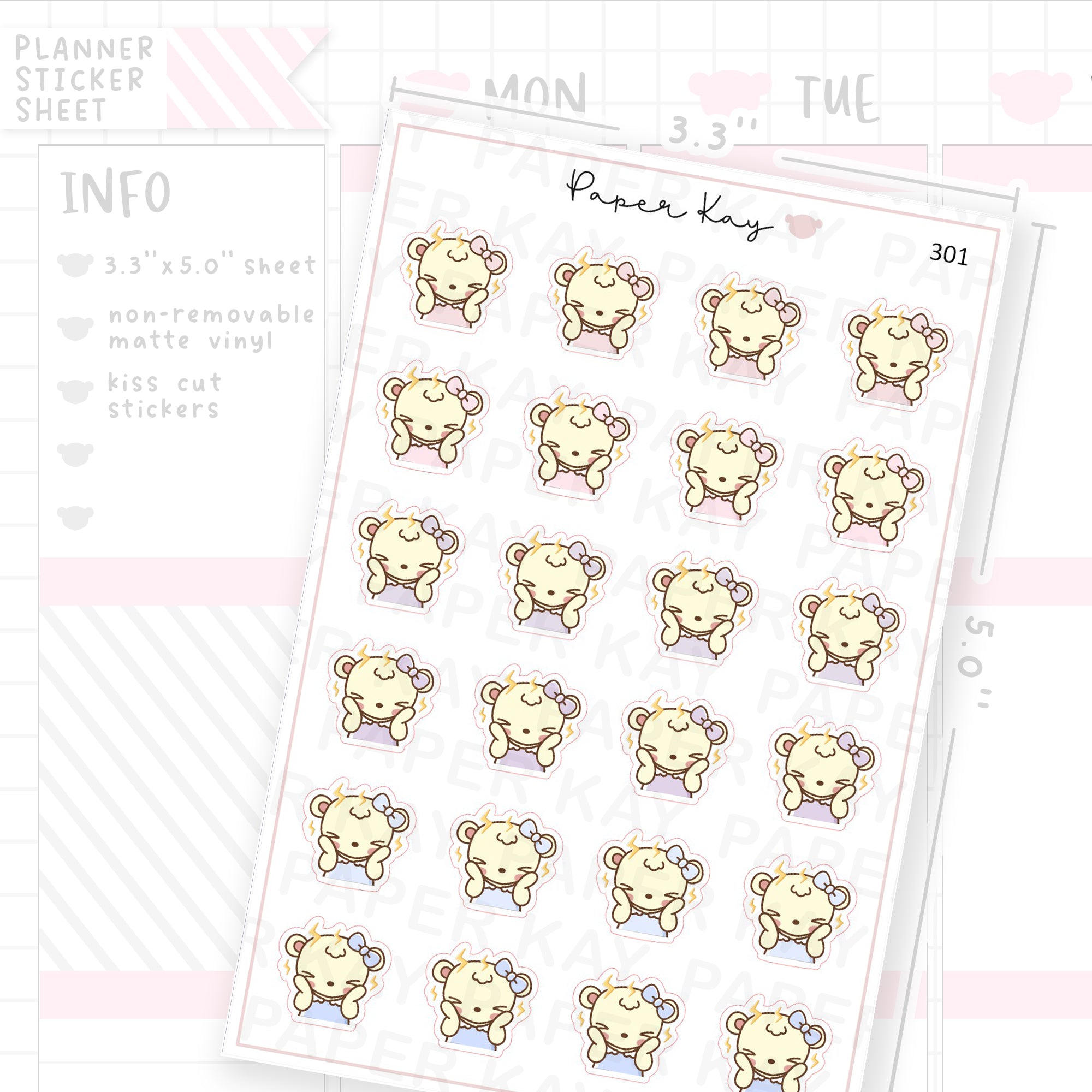 Headache Sticker Sheet