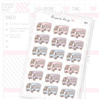Bus Sticker Sheet